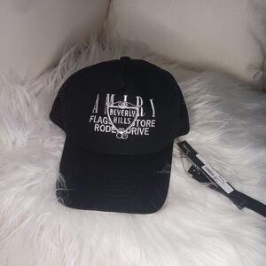 Black Amiri Trucker Hat